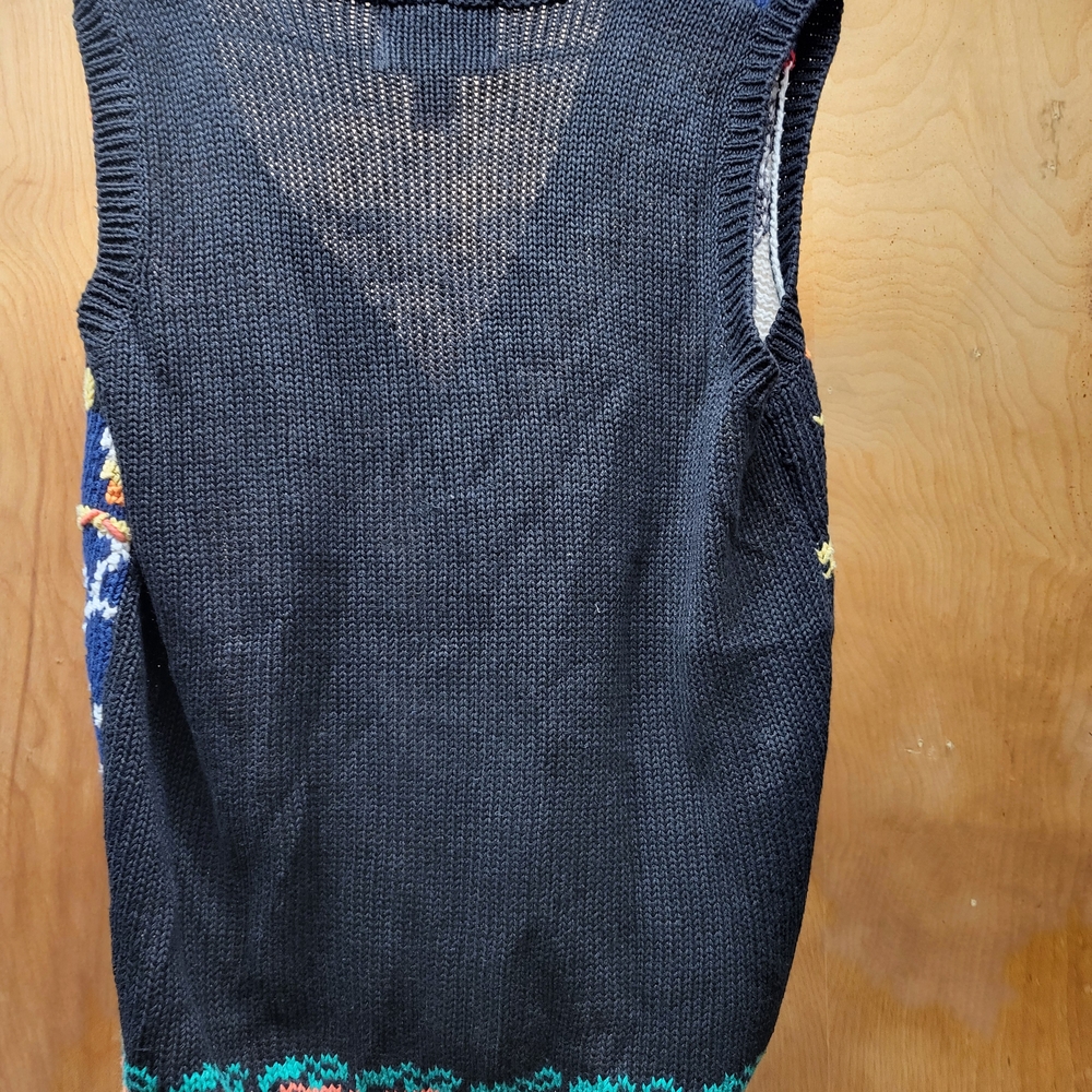 Care Label Halloween Patchwork Sweater Vest - Picture 6 of 6